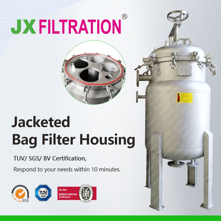 Jacketed Bag Filter Housing