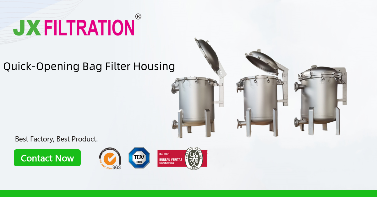 Quick-Opening Bag Filter Housing