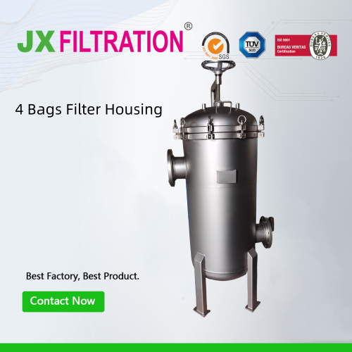 swing arm type bag filter housing