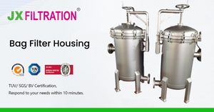 swing arm type bag filter housing