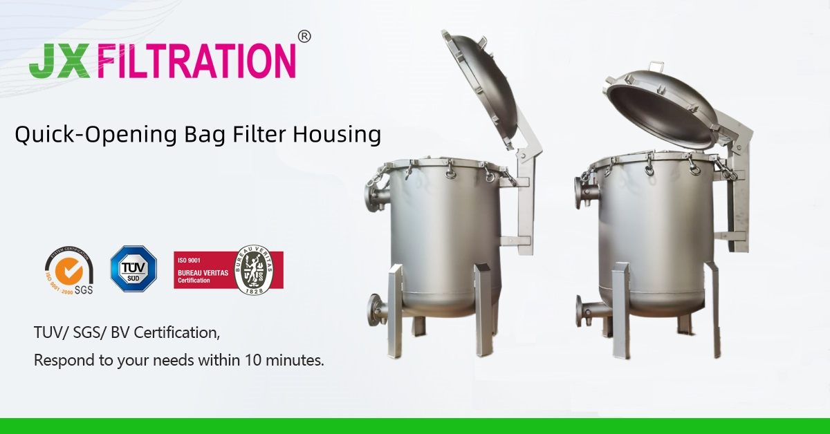 Filter Rack Top Opening How to Use a Quick Opening Bag Filter Housing