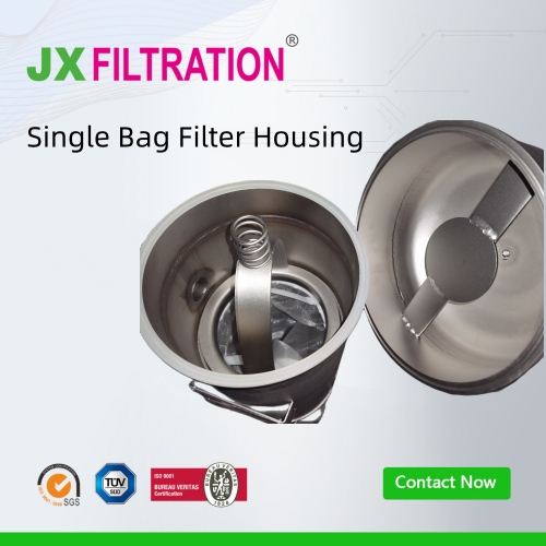 Single Bag Filter Housing