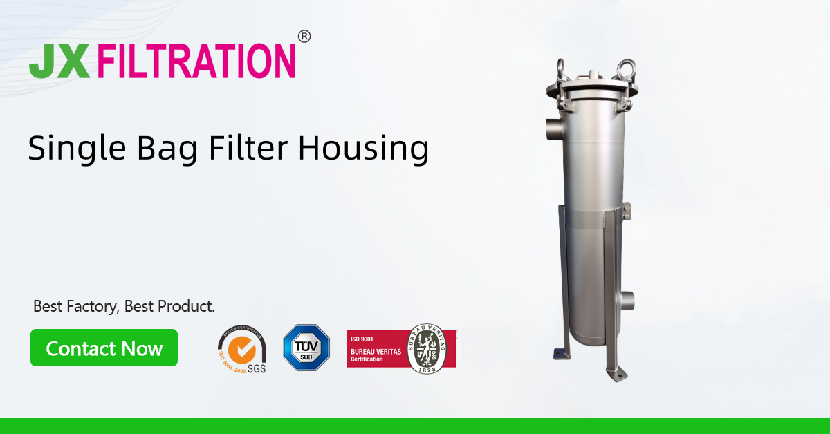 Single Bag Filter Housing